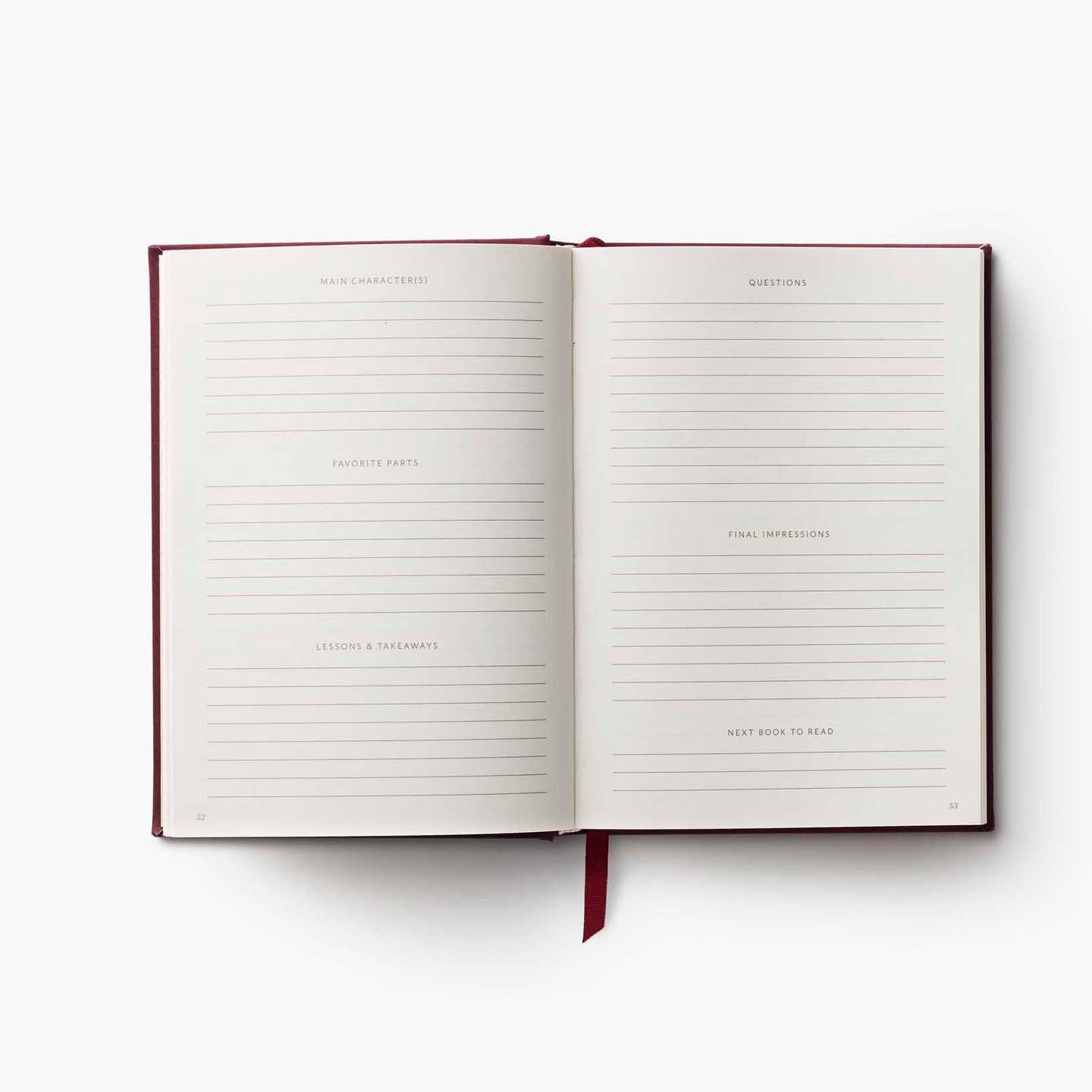 Ladies Night Book Club Embroidered Journal